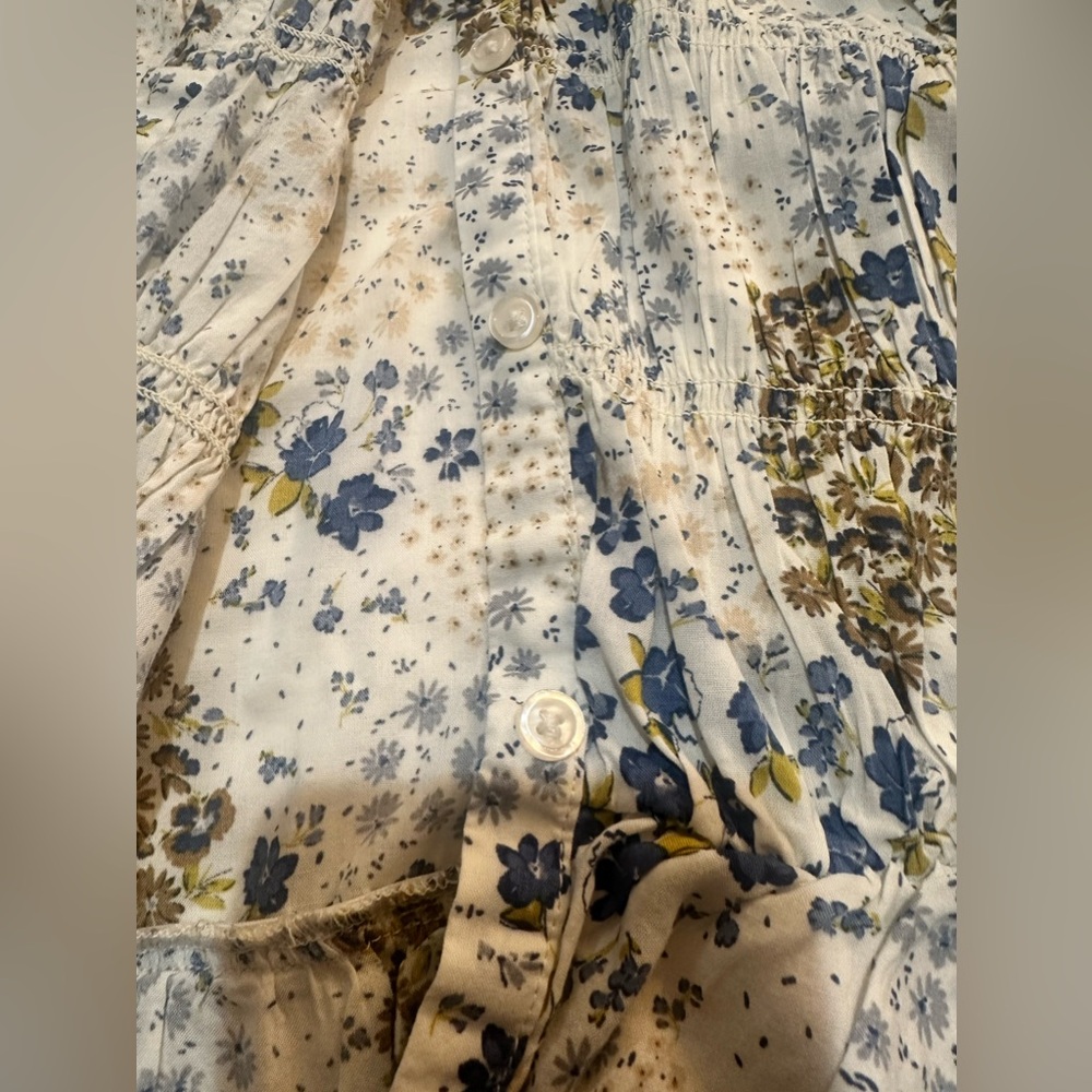 Future Collection Reese Blutstein Floral Top Size Large NWOT - Picture 2 of 10